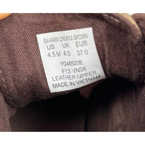 Sperry Topsiders Boy's Bahama Chukka Boot Shoes Mid-Top Suede Casual Size 4.5 - Picture 7 of 7